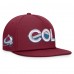 Бейсболка Colorado Avalanche Fanatics Burgundy Authentic Pro Rink Team Code