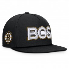 Бейсболка Boston Bruins Fanatics Black Authentic Pro Rink Team Code