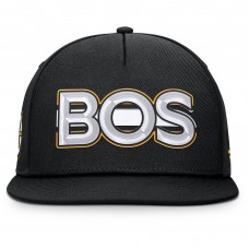 Бейсболка Boston Bruins Fanatics Black Authentic Pro Rink Team Code
