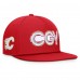 Calgary Flames Fanatics Red Authentic Pro Rink Team Code Snapback Hat