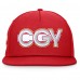 Calgary Flames Fanatics Red Authentic Pro Rink Team Code Snapback Hat