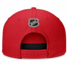 Calgary Flames Fanatics Red Authentic Pro Rink Team Code Snapback Hat