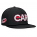 Carolina Hurricanes Fanatics Black Authentic Pro Rink Team Code Snapback Hat
