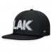 Los Angeles Kings Fanatics Black Authentic Pro Rink Team Code Snapback Hat
