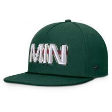 Бейсболка Minnesota Wild Fanatics Green Authentic Pro Rink Team Code