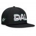 Dallas Stars Fanatics Black Authentic Pro Rink Team Code Snapback Hat