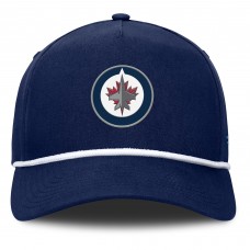 Бейсболка Winnipeg Jets Fanatics Navy Authentic Pro Rink Roper A-Frame