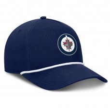 Бейсболка Winnipeg Jets Fanatics Navy Authentic Pro Rink Roper A-Frame