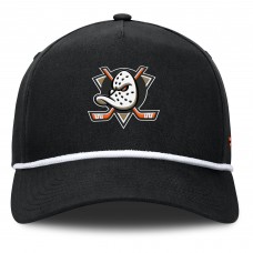 Бейсболка Anaheim Ducks Fanatics Black Authentic Pro Rink Roper A-Frame