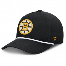 Бейсболка Boston Bruins Fanatics Black Authentic Pro Rink Roper A-Frame