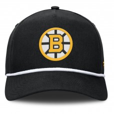 Бейсболка Boston Bruins Fanatics Black Authentic Pro Rink Roper A-Frame