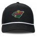 Бейсболка Minnesota Wild Fanatics Black Authentic Pro Rink Roper A-Frame