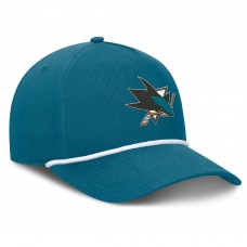 Бейсболка San Jose Sharks Fanatics Teal Authentic Pro Rink Roper A-Frame