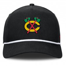 Бейсболка Chicago Blackhawks Fanatics Black Authentic Pro Rink Roper A-Frame Бейсболка Chicago Blackhawks Fanatics Black Authentic Pro Rink Roper A-Frame