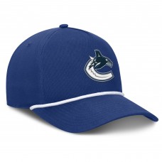Бейсболка Vancouver Canucks Fanatics Blue Authentic Pro Rink Roper A-Frame