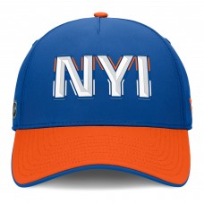 Бейсболка New York Islanders Fanatics Royal/Orange Authentic Pro Rink Team Code Бейсболка New York Islanders Fanatics Royal/Orange Authentic Pro Rink Team Code