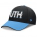 Бейсболка Utah Mammoth Fanatics Black/Light Blue Authentic Pro Rink Team Code