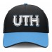 Бейсболка Utah Mammoth Fanatics Black/Light Blue Authentic Pro Rink Team Code