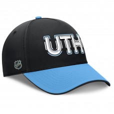 Бейсболка Utah Mammoth Fanatics Black/Light Blue Authentic Pro Rink Team Code Бейсболка Utah Mammoth Fanatics Black/Light Blue Authentic Pro Rink Team Code