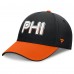 Бейсболка Philadelphia Flyers Fanatics Black/Orange Authentic Pro Rink Team Code