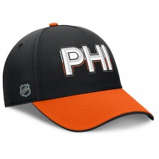 Бейсболка Philadelphia Flyers Fanatics Black/Orange Authentic Pro Rink Team Code