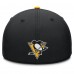 Бейсболка Pittsburgh Penguins Fanatics Black/Gold Authentic Pro Rink Team Code