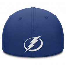 Бейсболка Tampa Bay Lightning Fanatics Blue/White Authentic Pro Rink Team Code
