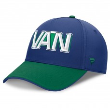 Бейсболка Vancouver Canucks Fanatics Blue/Green Authentic Pro Rink Team Code