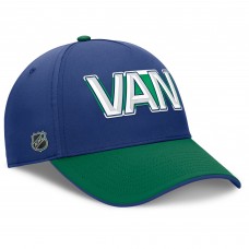 Бейсболка Vancouver Canucks Fanatics Blue/Green Authentic Pro Rink Team Code