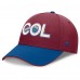 Бейсболка Colorado Avalanche Fanatics Burgundy/Blue Authentic Pro Rink Team Code