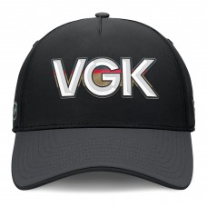 Бейсболка Vegas Golden Knights Fanatics Black/Charcoal Authentic Pro Rink Team Code