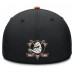 Бейсболка Anaheim Ducks Fanatics Black/Orange Authentic Pro Rink Team Code