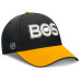 Бейсболка Boston Bruins Fanatics Black/Gold Authentic Pro Rink Team Code
