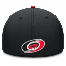 Бейсболка Carolina Hurricanes Fanatics Black/Red Authentic Pro Rink Team Code