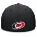 Бейсболка Carolina Hurricanes Fanatics Black/Red Authentic Pro Rink Team Code