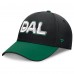 Бейсболка Dallas Stars Fanatics Black/Kelly Green Authentic Pro Rink Team Code