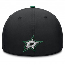 Бейсболка Dallas Stars Fanatics Black/Kelly Green Authentic Pro Rink Team Code
