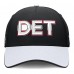 Бейсболка Detroit Red Wings Fanatics Black/White Authentic Pro Rink Team Code