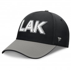 Бейсболка Los Angeles Kings Fanatics Black/Gray Authentic Pro Rink Team Code