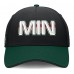 Бейсболка Minnesota Wild Fanatics Black/Green Authentic Pro Rink Team Code