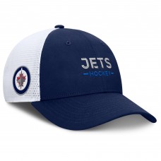 Бейсболка Winnipeg Jets Fanatics Navy/White Authentic Pro Rink Lockup