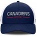 Бейсболка Montreal Canadiens Fanatics Navy/White Authentic Pro Rink Lockup
