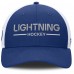 Бейсболка Tampa Bay Lightning Fanatics Blue/White Authentic Pro Rink Lockup