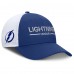 Бейсболка Tampa Bay Lightning Fanatics Blue/White Authentic Pro Rink Lockup