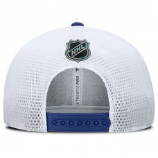 Бейсболка Vancouver Canucks Fanatics Blue/White Authentic Pro Rink Lockup