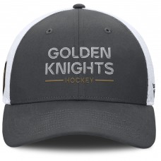 Бейсболка Vegas Golden Knights Fanatics Gray/White Authentic Pro Rink Lockup