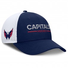 Бейсболка Washington Capitals Fanatics Navy/White Authentic Pro Rink Lockup