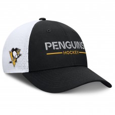 Бейсболка Pittsburgh Penguins Fanatics Black/White Authentic Pro Rink Lockup Бейсболка Pittsburgh Penguins Fanatics Black/White Authentic Pro Rink Lockup