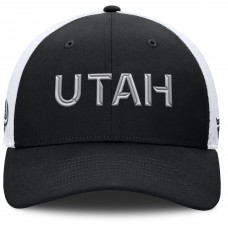 Бейсболка Utah Mammoth Fanatics Black/White Authentic Pro Rink Lockup Бейсболка Utah Mammoth Fanatics Black/White Authentic Pro Rink Lockup
