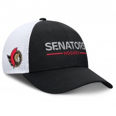 Бейсболка Ottawa Senators Fanatics Black/White Authentic Pro Rink Lockup Бейсболка Ottawa Senators Fanatics Black/White Authentic Pro Rink Lockup